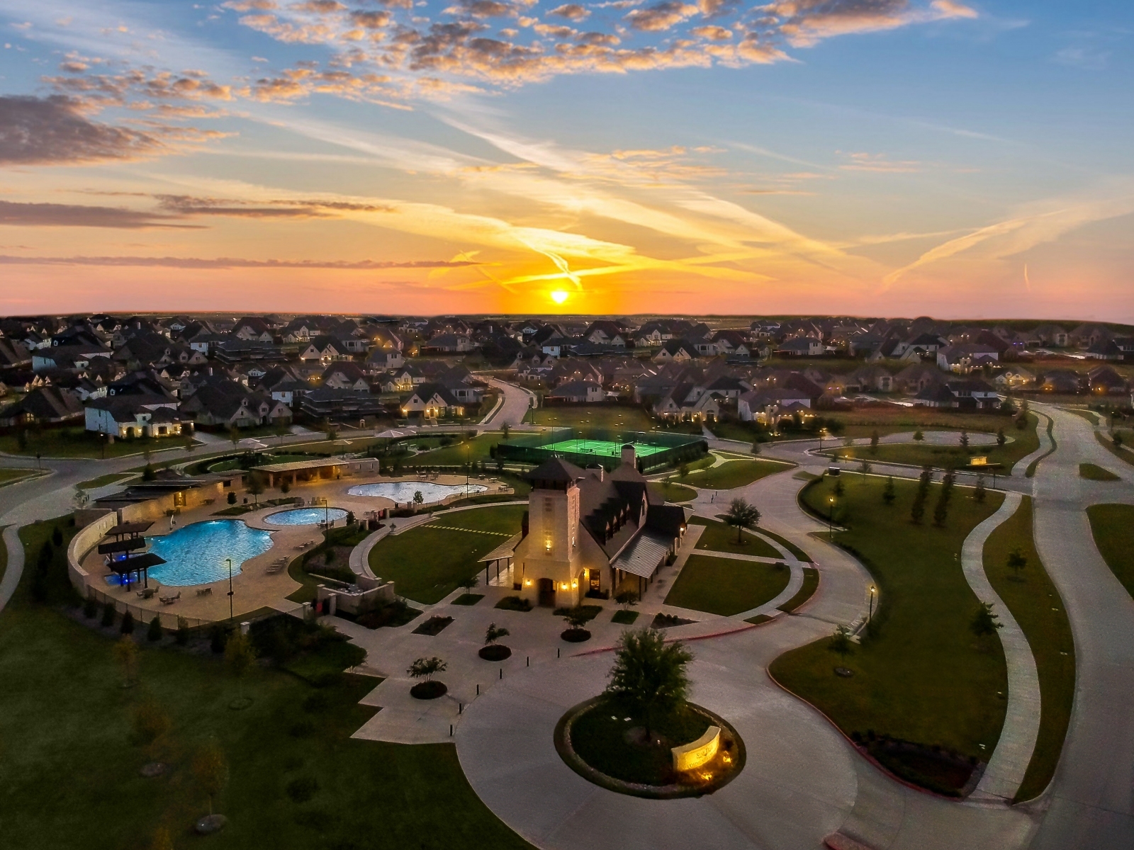 Community Center - Sunset